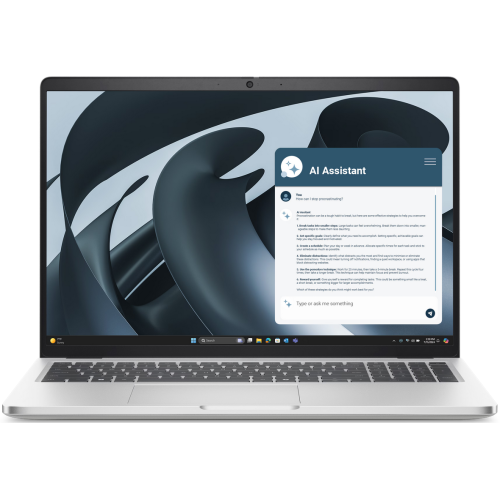 Laptop Dell Pro 16 Plus PB16255, AMD Ryzen 5  PRO 230, 16 inch, RAM 16GB, SSD 512GB, AMD Radeon 760M, Windows 11 Pro, Platinum Silver