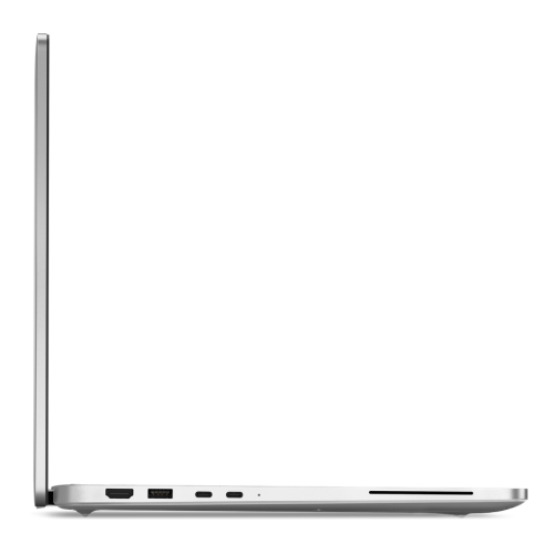 Laptop Dell Pro 16 Plus PB16255, AMD Ryzen 5  PRO 230, 16 inch, RAM 16GB, SSD 512GB, AMD Radeon 760M, Windows 11 Pro, Platinum Silver