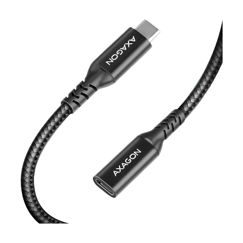 Cablu de date Axagon BUCM32-CF05AB, USB-C male - USB-C female, 0.5m, Black