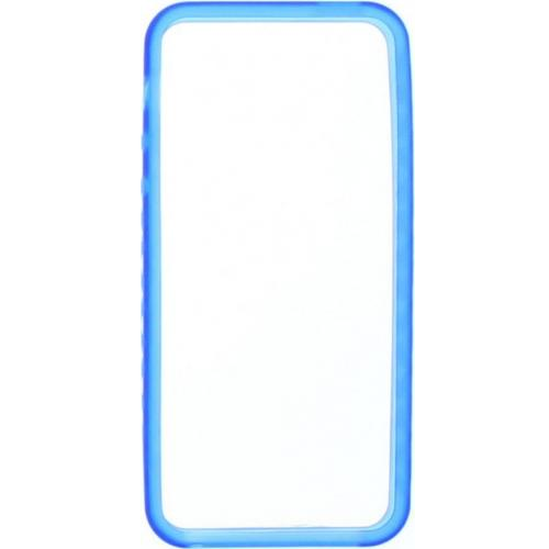 Bumper TnB IPH5BUMPBL pentru iPhone5, Blue + Folie de protectie