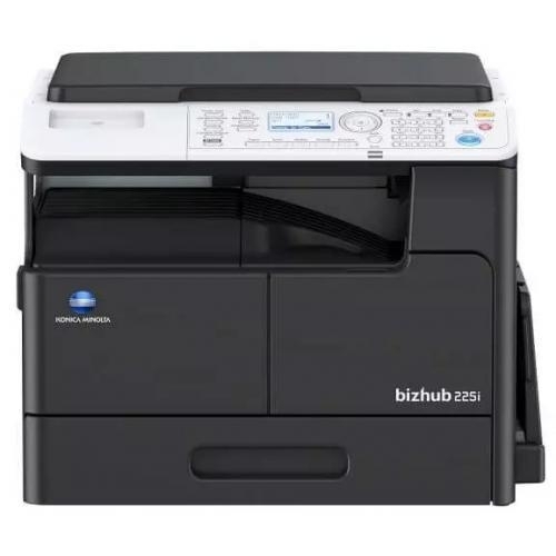 Bundle Multifunctional Laser Monocrom Konica-Minolta Bizhub 225i + Toner TN-118 + RADF DF-633 + Duplex AD-509