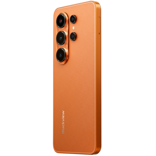 Blackview WAVE 10 LTE 6.88-inch HD IPS 720x1640 120Hz 8+128GB Unisoc UMS9230E Octa Core 1.6GHz CAM 13MP/32MP Face ID Fingerprint 5000mAh No Charger  Android 16 Sunset Orange