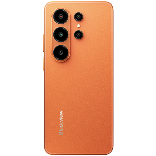 Blackview WAVE 10 LTE 6.88-inch HD IPS 720x1640 120Hz 8+128GB Unisoc UMS9230E Octa Core 1.6GHz CAM 13MP/32MP Face ID Fingerprint 5000mAh No Charger  Android 16 Sunset Orange