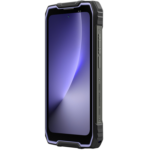 Blackview ROCK 2 5G 6.67-inch HD+ 1640x720 120Hz 12+256GB Unosoc T8100 Octa-Core 2.2GHz 13MP Front 16MP Rear NFC FG MIL-STD-810H 15000mAh Fingerprint  Android 16 Purple