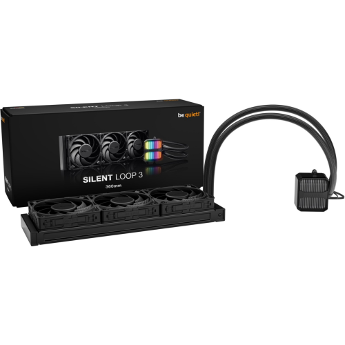 Cooler procesor Be quiet! Silent Loop 3, ARGB LED, 3 x 120 mm, Black