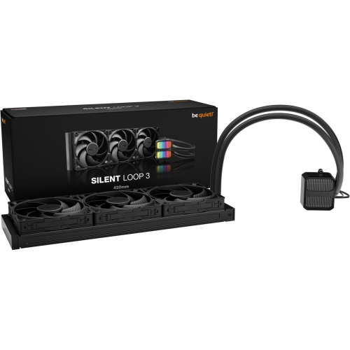Cooler procesor Be quiet! Silent Loop 3, ARGB LED, 3 x 140 mm, Black