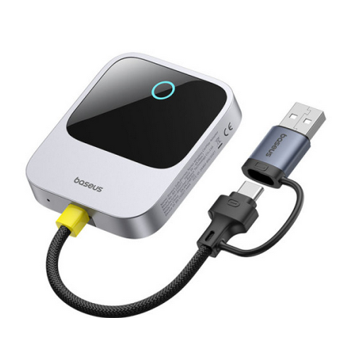 Adaptor autor Baseus Carplay pentru iPhone, USB-C/USB-A, Space Grey