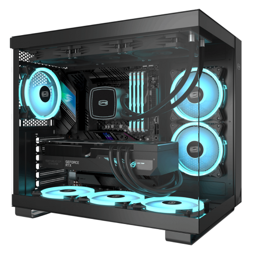 Carcasa PcCOOLER C3 T500 ARGB BK, Fara sursa