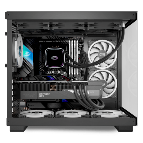 Carcasa PcCOOLER C3 T500 ARGB BK, Fara sursa