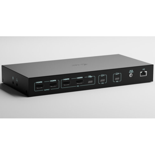 I-TEC USB-C KVM DOCKING STATION/FOR 3 HOSTS DUAL DISPLAY POWER D