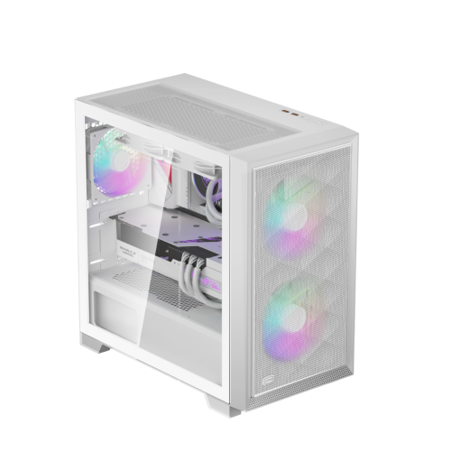 Carcasa PcCOOLER C3D310 ARGB WH, Fara sursa