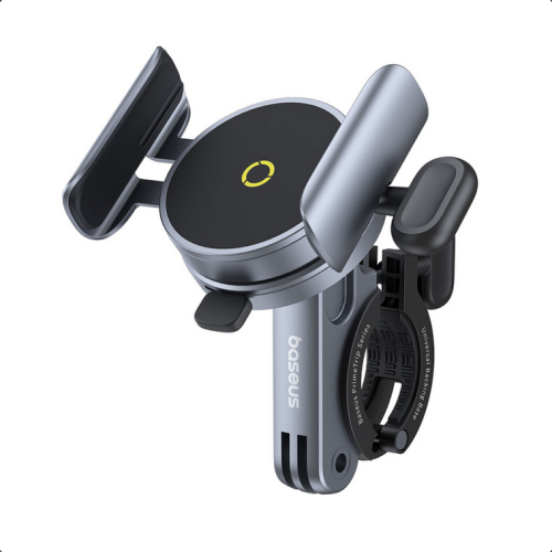 SUPORT bicicleta Baseus PrimeTrip pt SmartPhone, fixare de bare de diferite dimensiuni, metalic, negru 