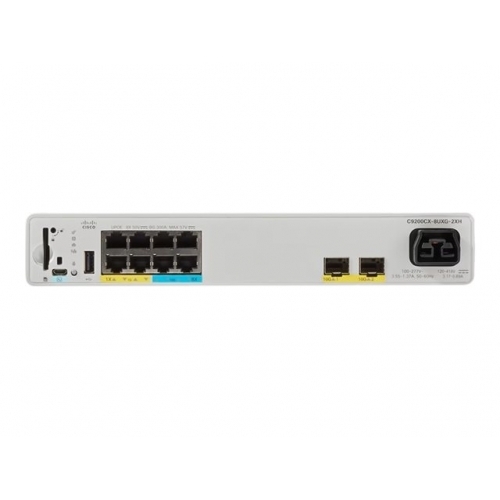 Switch Cisco Catalyst C9200CX-8UXG-2XH-A, 8 porturi, UPoE