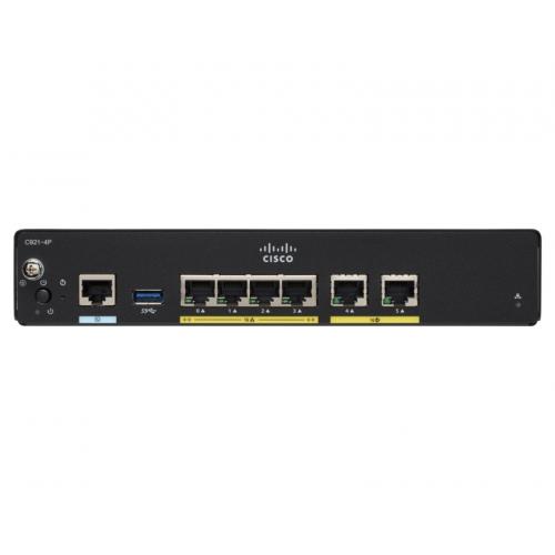 Router Cisco C921-4P, 4x Lan