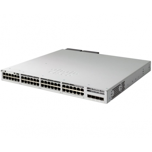 Switch Cisco Catalyst C9300L-48P-4X-1E, 48 porturi, PoE+