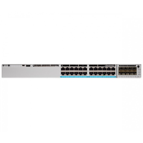Switch Cisco Catalyst C9300LM-24U-4Y-E, 24 porturi, UPoE