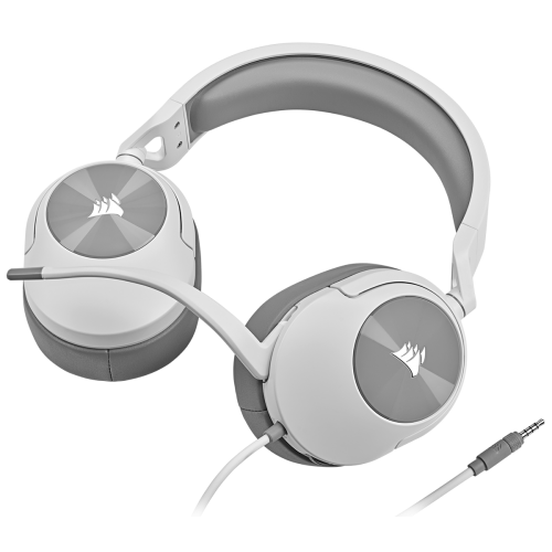 Casti cu microfon Corsair HS55 Surround, 3.5mm jack/USB-A, White