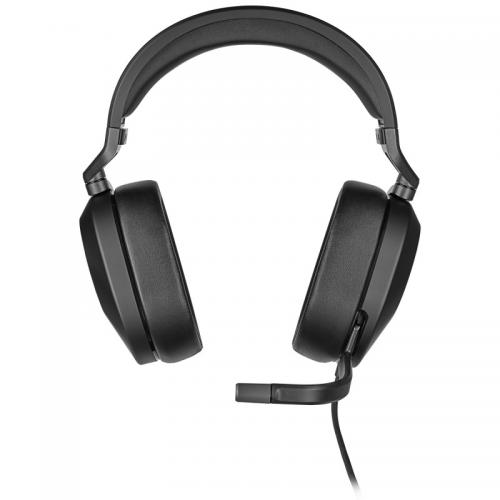 Casti cu microfon Corsair HS65 Surround, 3.5mm jack/USB-A, Carbon