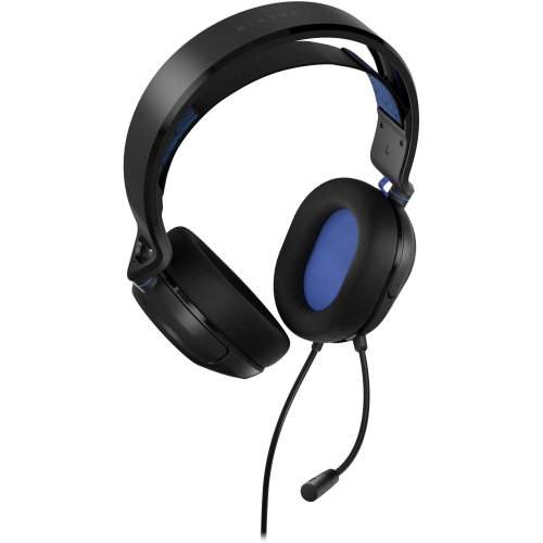 Casti cu microfon Corsair HS35 v2, 3.5mm jack, Black-Blue