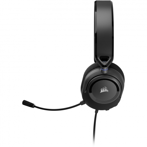 Casti cu microfon Corsair HS35 v2, 3.5mm jack, Black-Blue