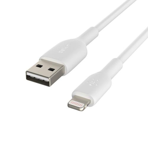 Cablu de date Belkin Boost Charge, USB 2.0 - Lightning, 3m, White