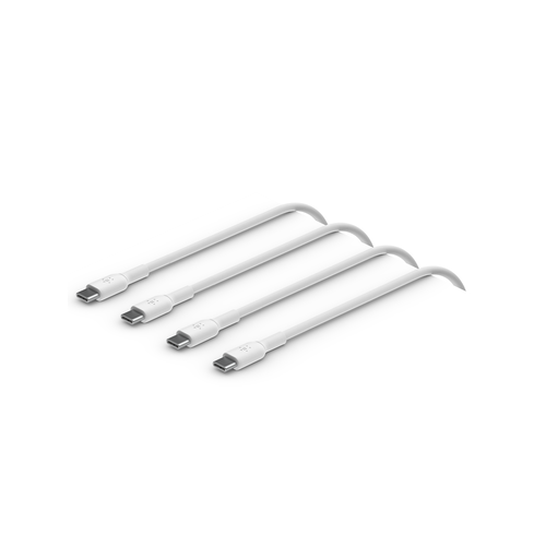 Cablu de date Belkin CAB003BT1MWH2PK, USB-C male - USB-C male, 1m, White, 2pack