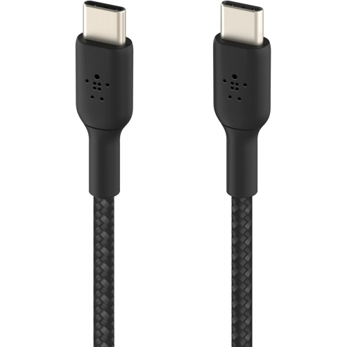 Cablu de date Belkin CAB004BT0MBK, USB-C male - USB-C male, 0.15m, Black