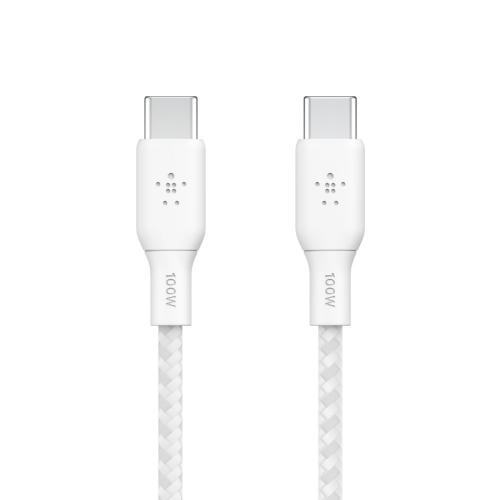 Cablu de date Belkin CAB014BT3MWH, USB-C - USB-C, 3m, White