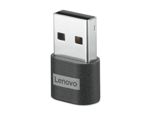 Adaptor USB Lenovo 4X91C99226, USB-A male - USB-C female, Black