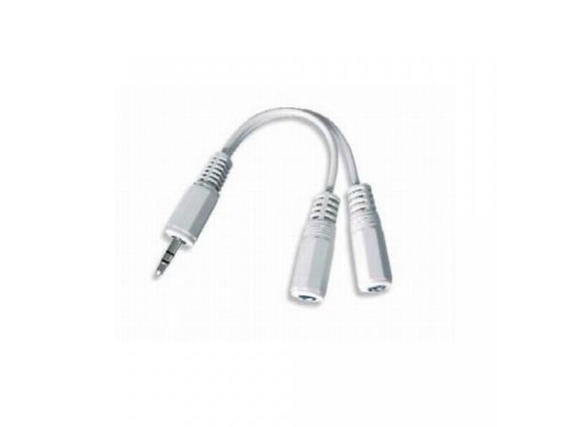 Cablu Audio spliter 3.5 jack to 2 x stereo socket, 10cm, CCA-415W