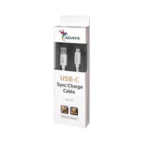Cablu de date ADATA, USB-A - USB-C, 1m, White