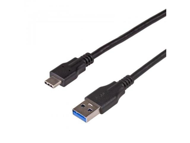 Cablu de date Akyga AK-USB-15, USB - USB-C, 1m, Black