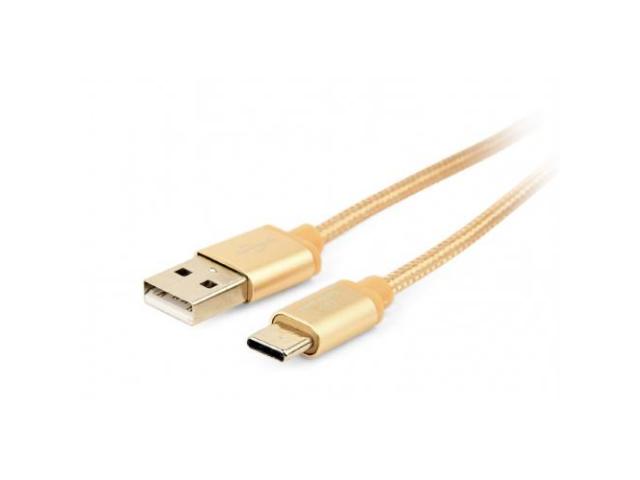 Cablu de date Gembird, USB - USB-C, 1.8m, Gold