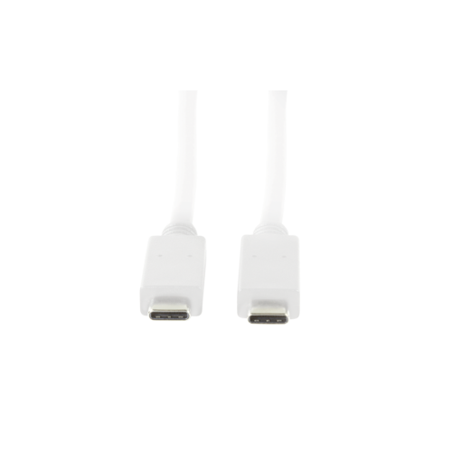 Cablu de date Logilink, USB-C - USB-C, 1m, White