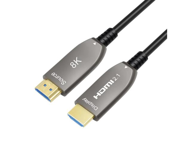 Cablu HDMI Optical AOC 8K@60Hz 5m, 2.1 de mare viteza, 4K@120Hz, placat cu aur HCT HCT028-297