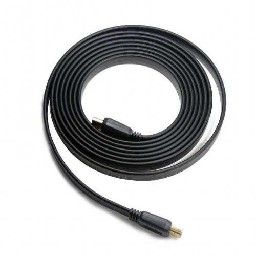 Cablu plat Gembird, HDMI male - HDMI male, 3m, Black