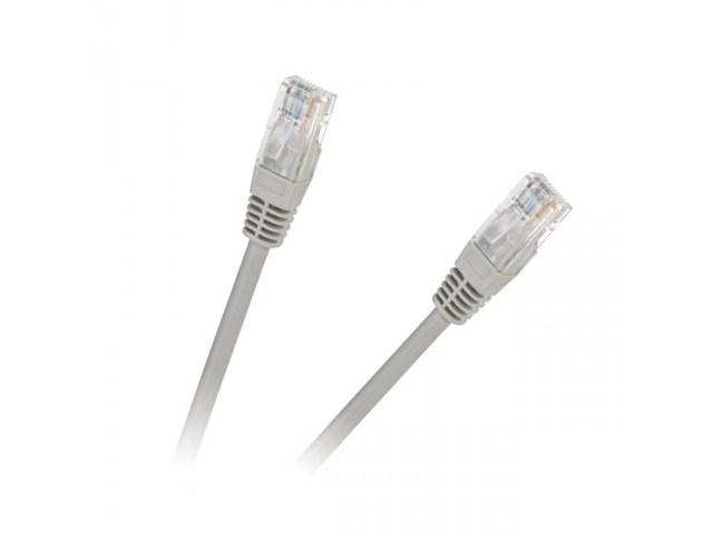 Cablu retea (patch cord) CAT6 UTP 10m 2xRJ45, neecranat, CCA, gri HCT HCT68444