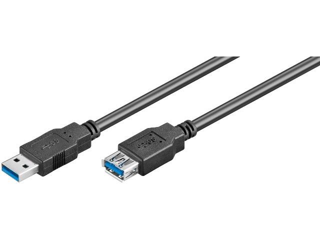 Cablu USB 3.0 3m A tata la A mama, negru OEM HCT93999