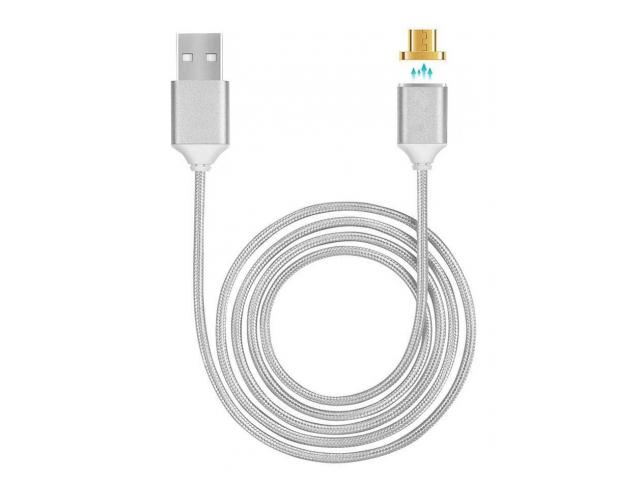 CABLU USB DATA CABLE ANDROID MICRO-B MAGNETIC 9251