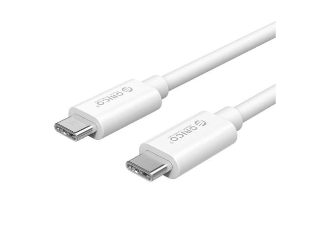 Cablu de date Orico CTC100-20-WH, USB-C - USB-C, 2m, White
