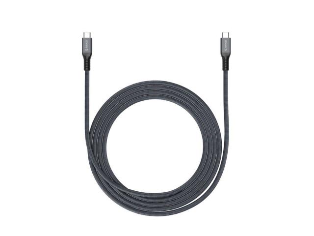 Cablu de date Orico TBZ4, USB-C - USB-C, 0.8m, Grey