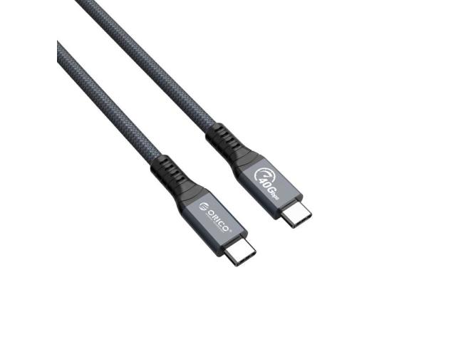 Cablu de date Orico TBZ4, USB-C - USB-C, 2m, Grey