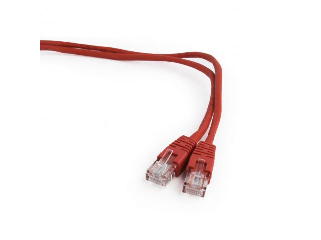 Patchcord Gembird PP12-1M/R, UTP, Cat5e, 1m, Red