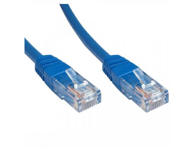 Patchcord Gembird PP12-2M/B, UTP, Cat5e, 2m, Blue