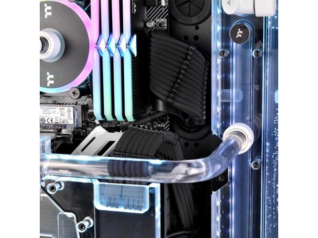 Kit Cablu componente Thermaltake TtMod Sleeve, White-Black