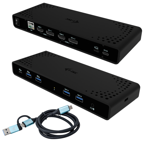Docking Station I-TEC CADUA4KDOCKPDB, Black