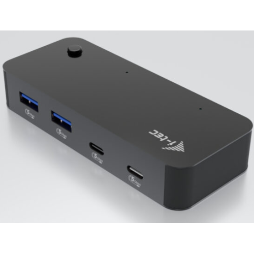 I-TEC UNIVERSAL KVM HUB/2X USB-C + 2X USB-A 3.0 PORT