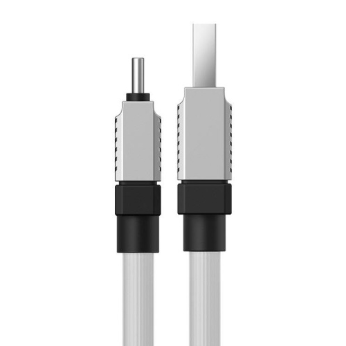 Cablu de date Baseus CoolPlay CAKW000702, USB 2.0 - USB-C, 2m, White