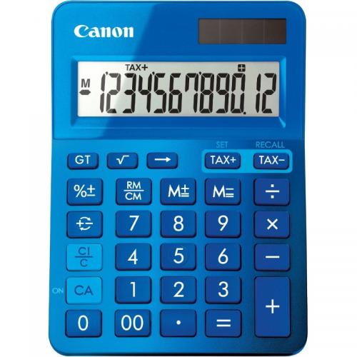 Calculator Canon LS-123K BL, 12-digit, culoare albastru