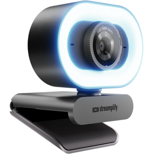 CAM PLUS, Full HD, Microfon, FOV 80, Ring light, Negru, SPCW-CLFH221.11